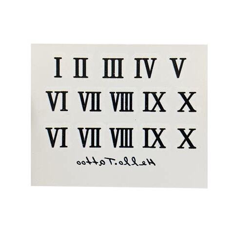 羅馬數字 紋身